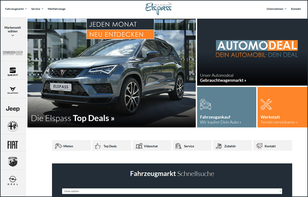 Neuigkeiten: Es gibt eine neue Elspass Homepage
