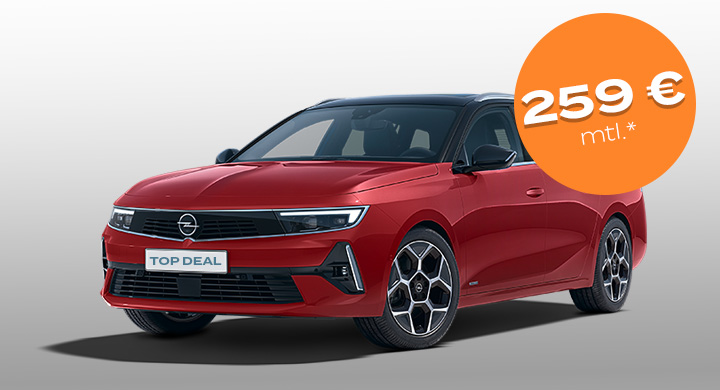 Opel Astra Leasing und Vermietung Top Deal ab 259€ mtl.
